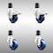 Service Caster 3 Inch 316SS Solid Poly Swivel 1-7/8 Inch Expanding Stem Caster Lock Brake, 2PK SCC-SS316TTLEX20S314-SPUS-2-S-2-178 - alternate 1